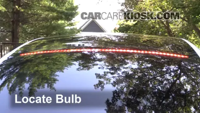 2017 Tesla S 90D Electric Lights Center Brake Light (replace bulb)